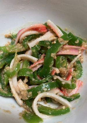 ピーマンの胡麻和え-レシピのメイン写真