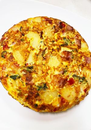 野菜いっぱいスペインオムレツ-レシピのメイン写真
