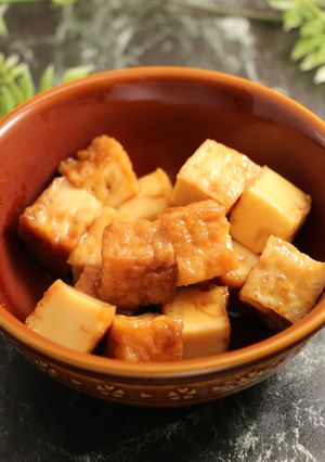 レンジで簡単！甘～い厚揚げ-レシピのメイン写真
