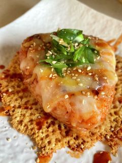 〆に★カリカリチーズのキムチ焼きおにぎり-レシピのメイン写真