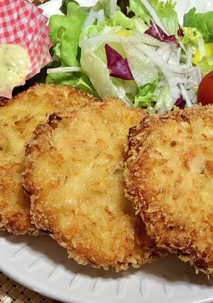 混ぜて焼くだけ♡サクッふわっ！エビカツ-レシピのメイン写真