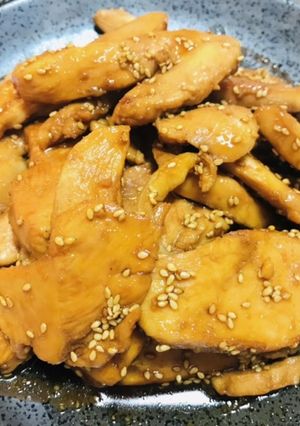 鶏胸肉の焼き鳥風・ご飯が進むおかず-レシピのメイン写真