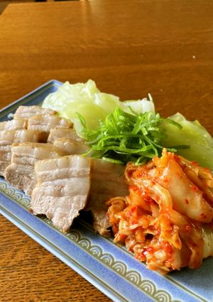 ゆで豚キムチ-レシピのメイン写真
