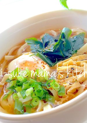 ズボラ10分以内❤レンチン温玉うどんஐஃ-レシピのメイン写真