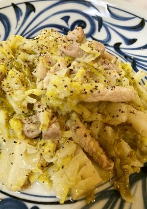 豚バラ肉と春キャベツのエチュベ-レシピのメイン写真