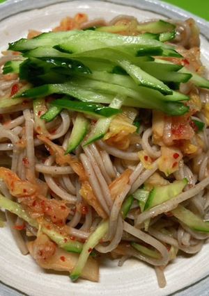 ＊キムチのまぜ蕎麦＊-レシピのメイン写真
