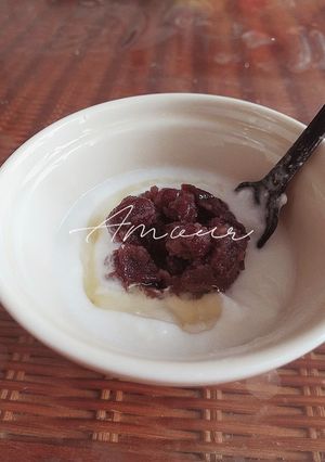 絶品♡あんこ蜂蜜ヨーグルト♪-レシピのメイン写真