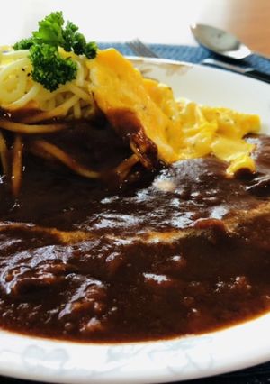 *ビーフシチューとパスタ*-レシピのメイン写真