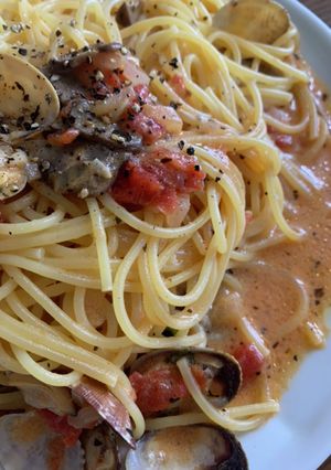 豆乳も使ってあさりパスタ-レシピのメイン写真