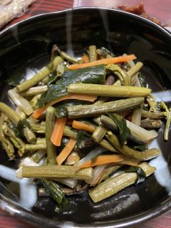 わらびとワカメの炒め煮-レシピのメイン写真