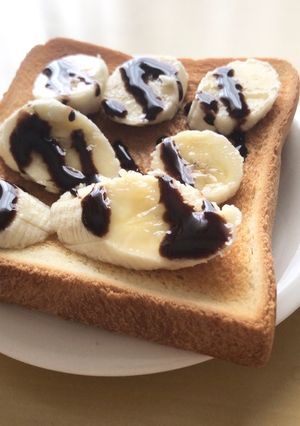 洗い物したくないチョコバナナトースト-レシピのメイン写真