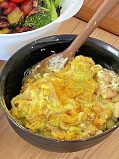 かぼちゃと豆のヨーグルトサラダ-レシピのメイン写真