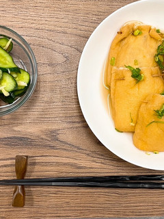 お揚げに包まれたはっと【めんのマルニ】-レシピのメイン写真