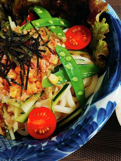 サラダうどん-レシピのメイン写真