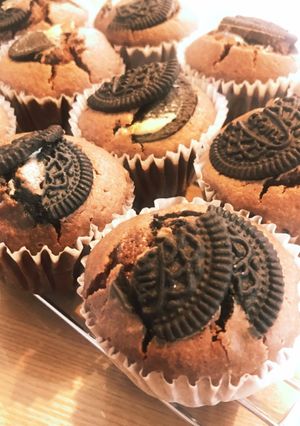 ホットケーキMIXで簡単ココアマフィン　-レシピのメイン写真