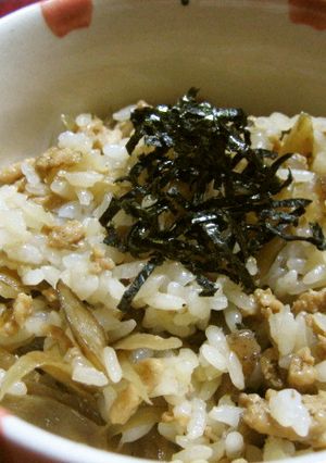 鶏ごぼうごはん♪♪-レシピのメイン写真