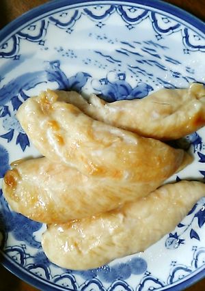 鶏ささみ、アジシオで塩焼き-レシピのメイン写真
