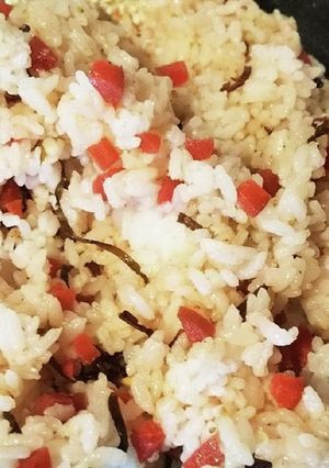 ◆カリカリ梅と塩こんぶの混ぜご飯◆-レシピのメイン写真