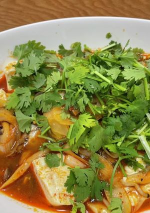 ハリっさばとお豆腐の煮物-レシピのメイン写真