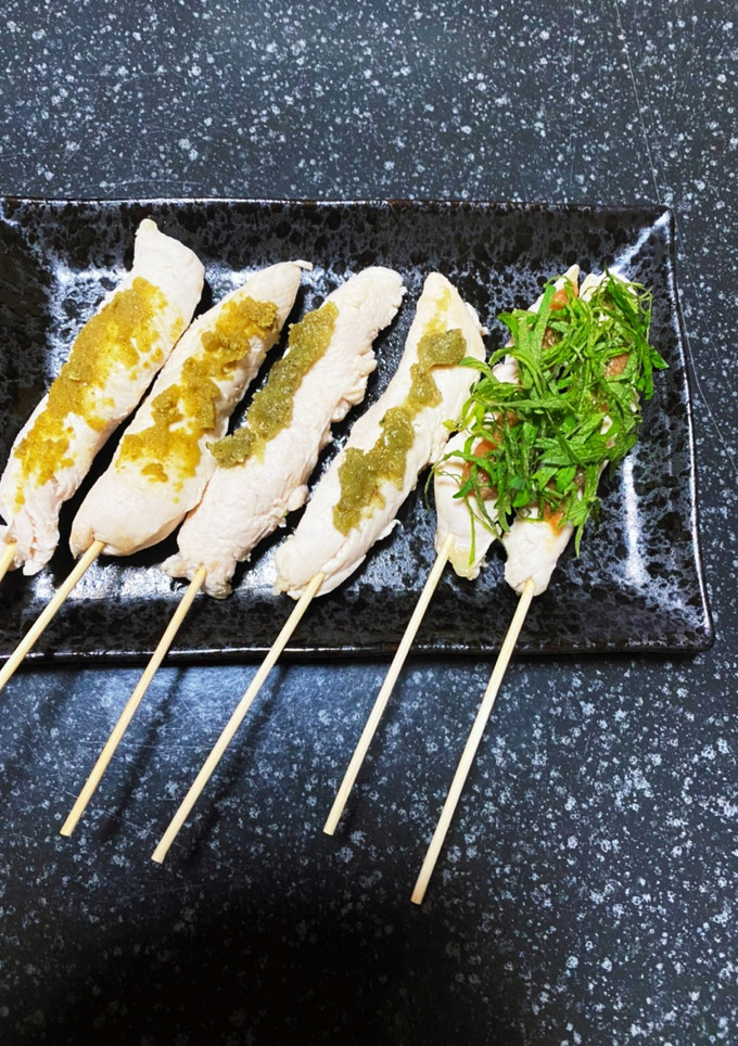 ほとんど焼かないささ身の焼き鳥-レシピのメイン写真