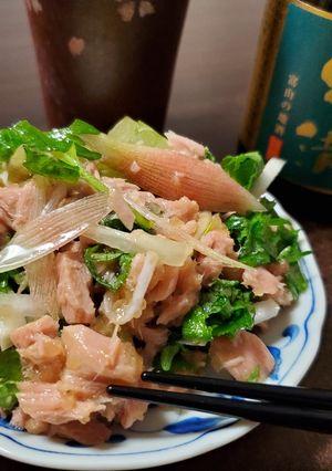 ツナと薬味のポン酢和え-レシピのメイン写真