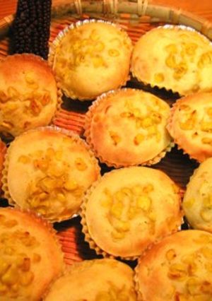 ホットケーキミックスでコーンマフィン！-レシピのメイン写真