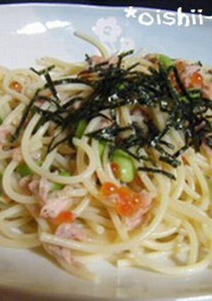 いくらと枝豆のシンプルスパゲッティ★-レシピのメイン写真