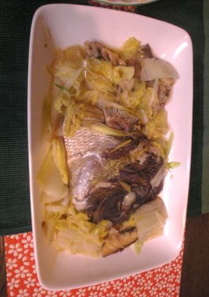 鯛の酒蒸し-レシピのメイン写真
