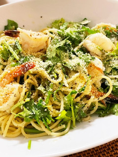 エビとパクチーのエスニック パスタ☆-レシピのメイン写真