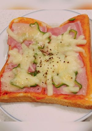 ピザトースト-レシピのメイン写真