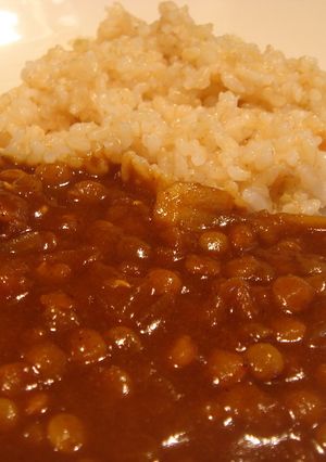 レンズ豆のシンプルカレー-レシピのメイン写真