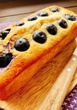 ブルーベリーとヨーグルトのパウンドケーキ-レシピのメイン写真