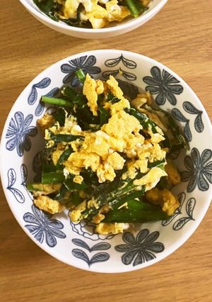 ご飯が進む!甘辛味のニラ玉-レシピのメイン写真