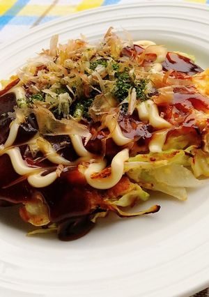 冷蔵庫一掃！豆腐と卵のふわふわ焼き-レシピのメイン写真