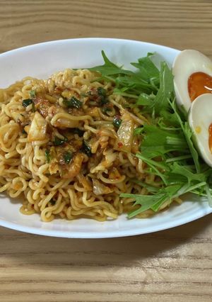 ピリ辛☆味噌キムチ混ぜ麺☆-レシピのメイン写真