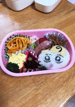 しんちゃん♡ひまわり　キャラ弁　簡単-レシピのメイン写真