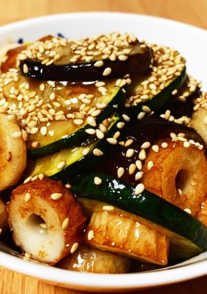 ご飯が進む!野菜とちくわの甘辛炒め-レシピのメイン写真