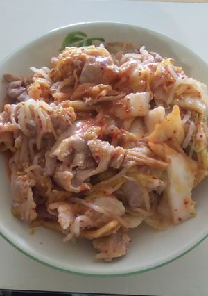子供も食べられる★豚キムチ-レシピのメイン写真
