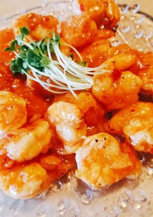 お弁当★本格的エビチリ★コリコリとろ～ん-レシピのメイン写真
