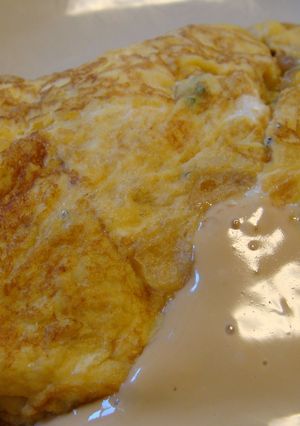 ＠しらすト青ねぎト揚げ玉のオムレツ＠-レシピのメイン写真