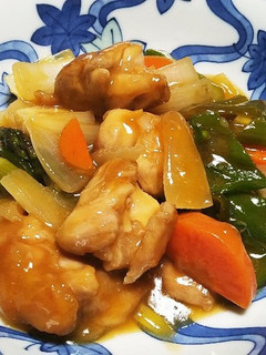 鶏もも肉で揚げない酢鶏-レシピのメイン写真