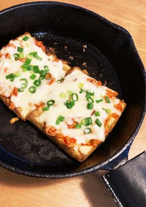 厚揚げ♡キムチピザ-レシピのメイン写真