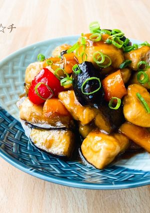 旨っ!ささみとなすのオイスター炒め-レシピのメイン写真