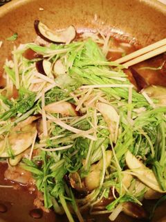 ナスと水菜のポン酢炒め-レシピのメイン写真