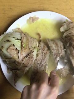 白菜と豚バラとチーズのレンジ蒸し-レシピのメイン写真