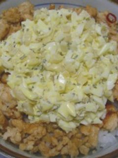 そぼろとらっきょうタルタルの親子丼-レシピのメイン写真