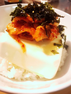 最強のズボラ飯・キムチ豆腐丼-レシピのメイン写真