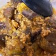ビストロ ワンボウルメニューで麻婆なす