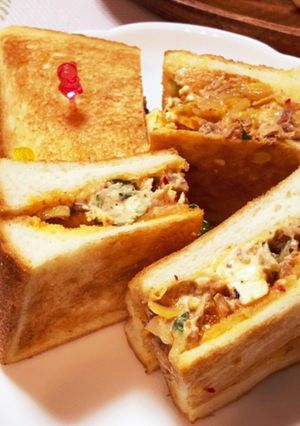 キムチーズ鯖サンド-レシピのメイン写真