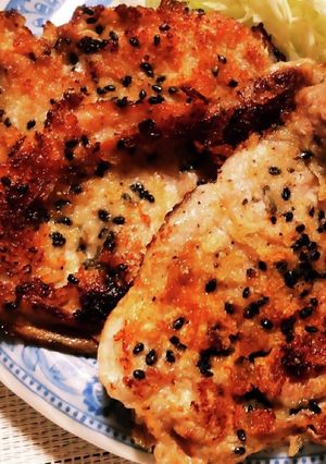 【スタミナup！】豚肉のニンニク挟み焼き-レシピのメイン写真